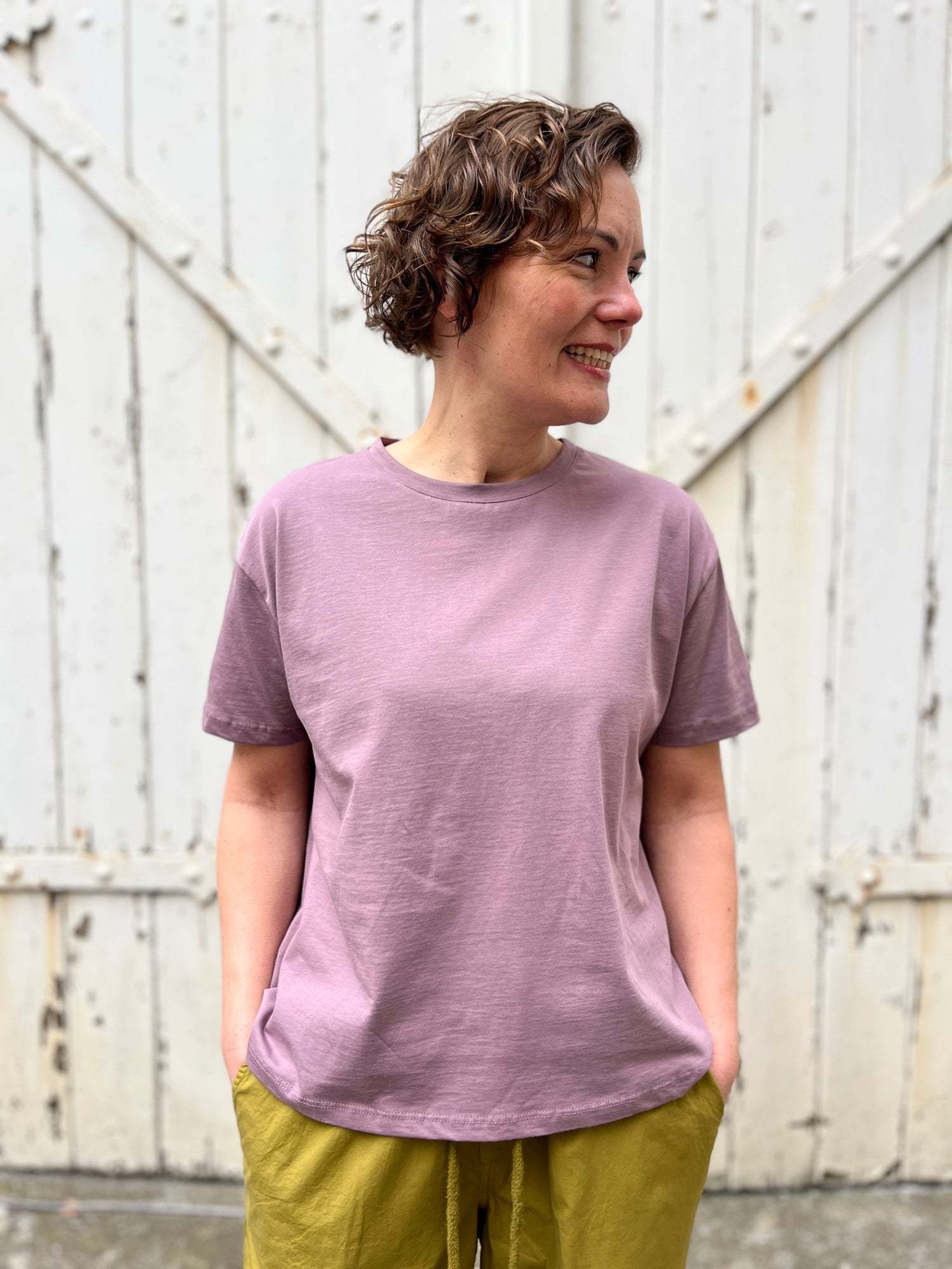 Danebasic Boxy Tee Mauve