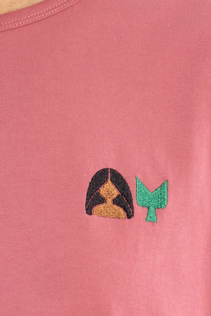 Danebasic Boxy Tee Soft Cherry HAVFRUE