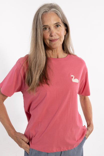 Danebasic Boxy Tee Soft Cherry SVANE