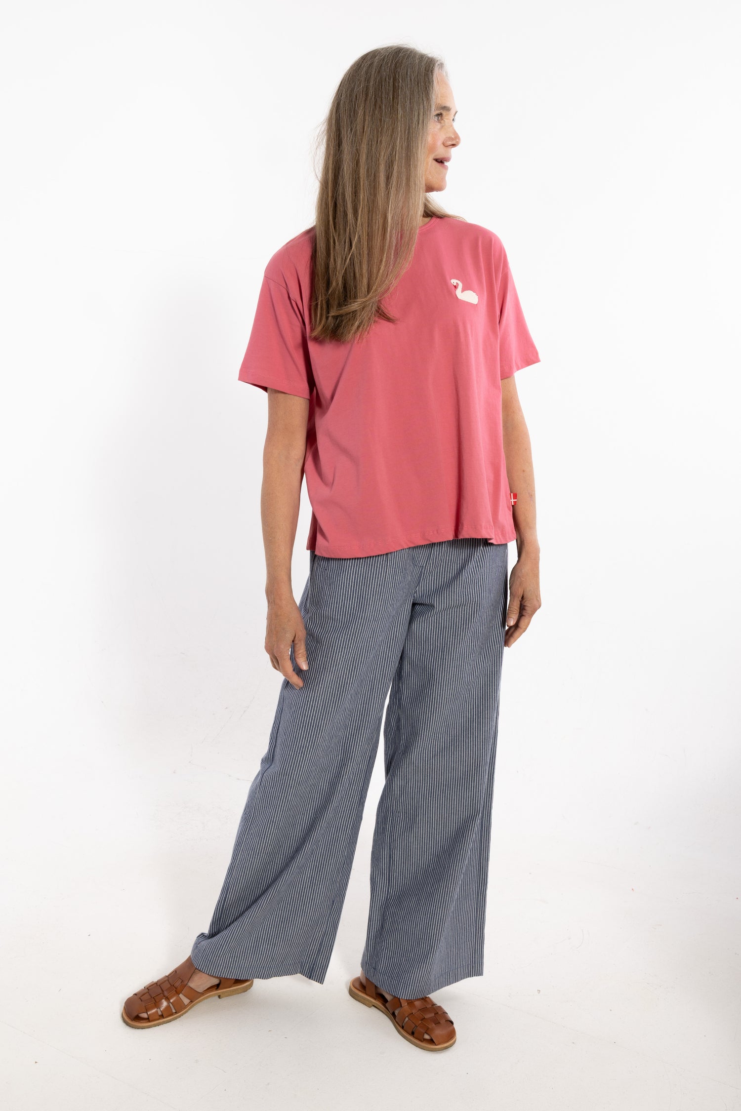 Danebasic Boxy Tee Soft Cherry SVANE