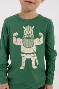 Danebasic Longsleeve Cold Green STAERKVIK