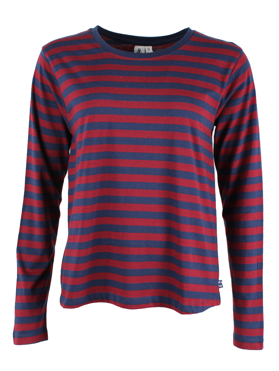 Danebasic Merry LS Tee Dark Cherry/Dark Navy