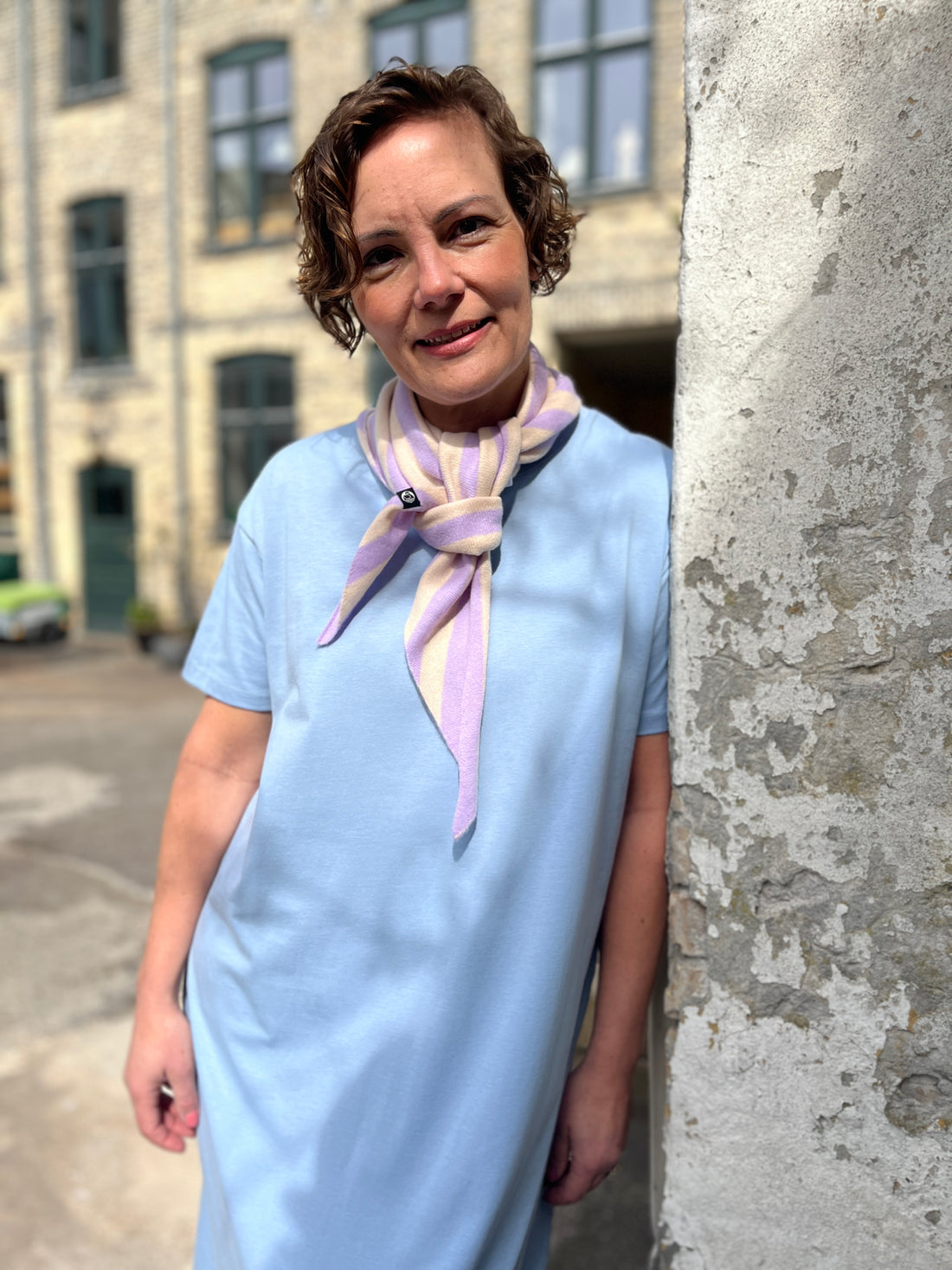 Danebasic Sweet Dress Cold Sky