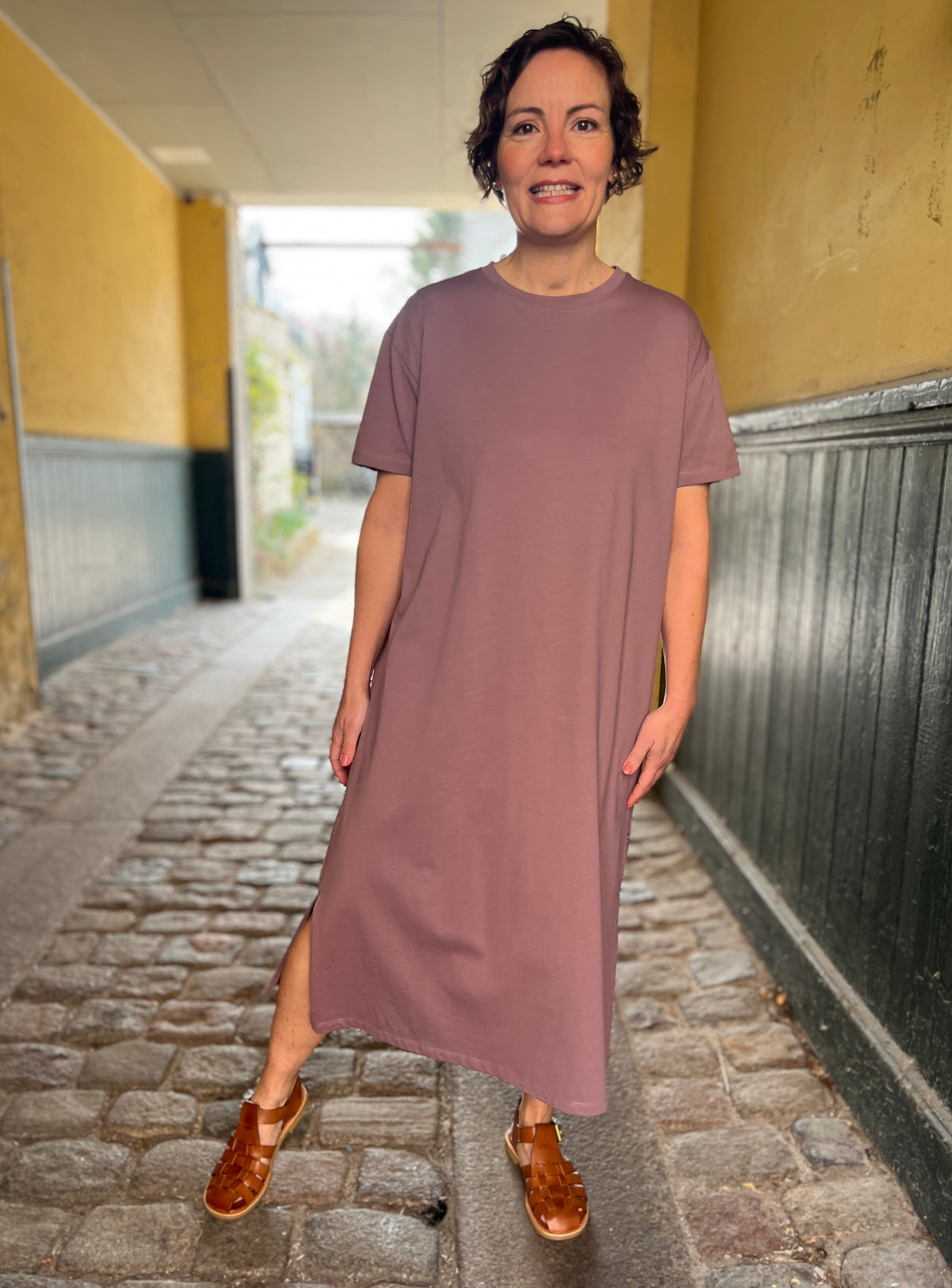 Danebasic Sweet Dress Mauve