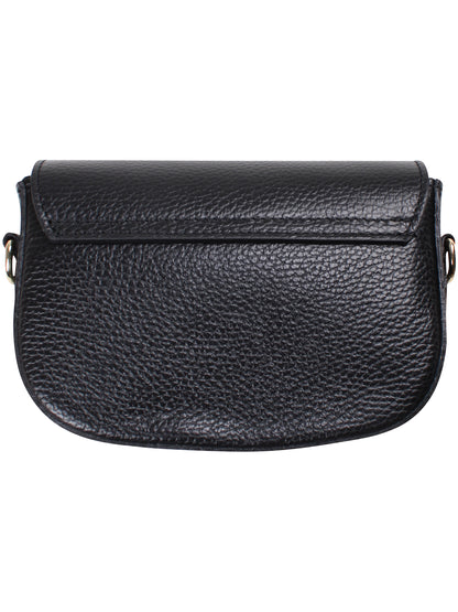 Danebernadotte Leather Shoulder Bag Black