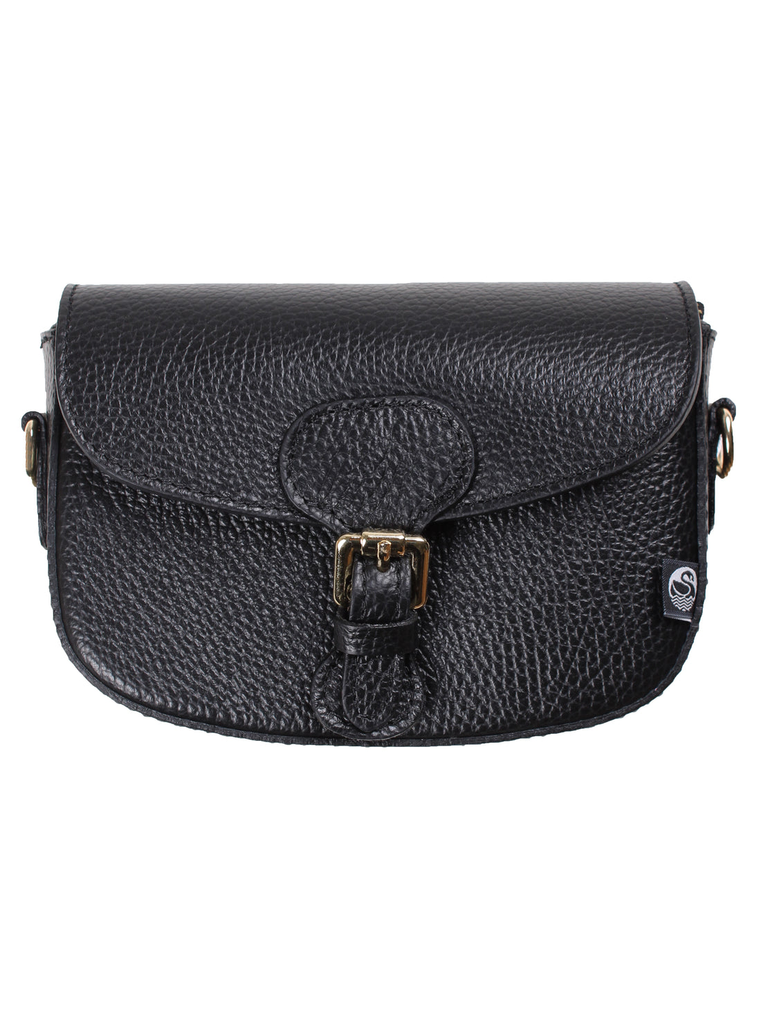 Danebernadotte Leather Shoulder Bag Black