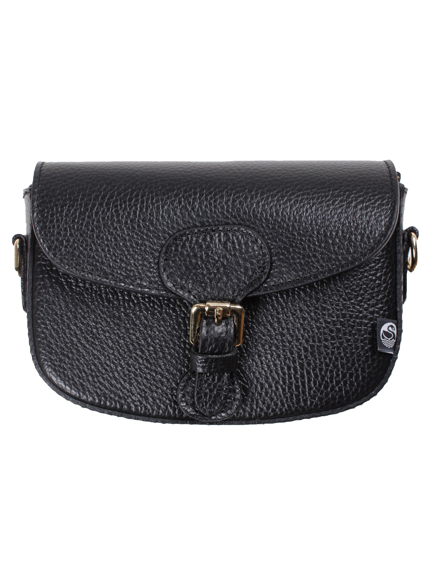 Danebernadotte Leather Shoulder Bag Black