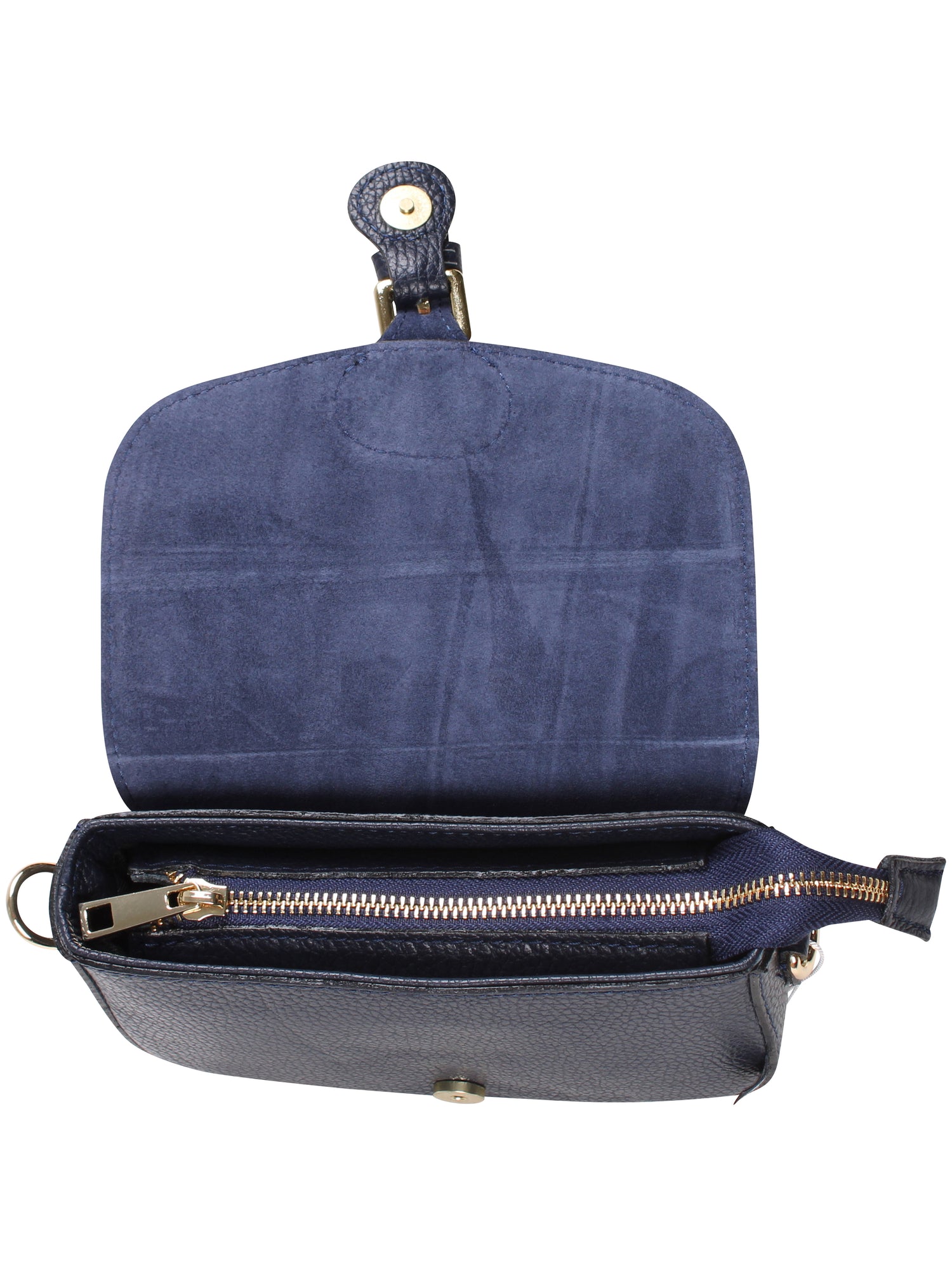 Danebernadotte Leather Shoulder Bag Dark Navy
