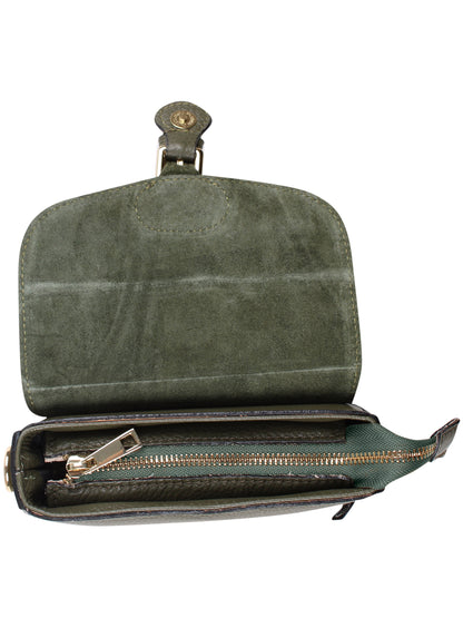 ESS - Danebernadotte Leather Shoulder Bag Dk Army test