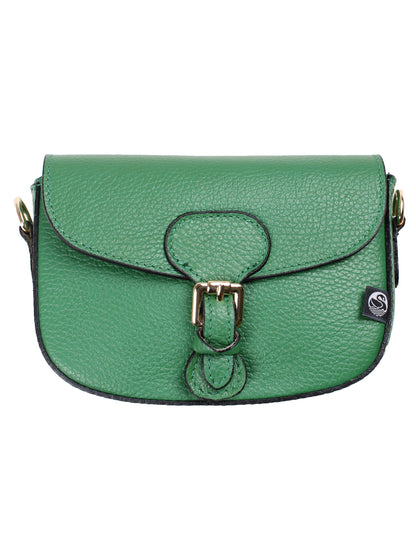 Danebernadotte Leather Shoulder Bag Green