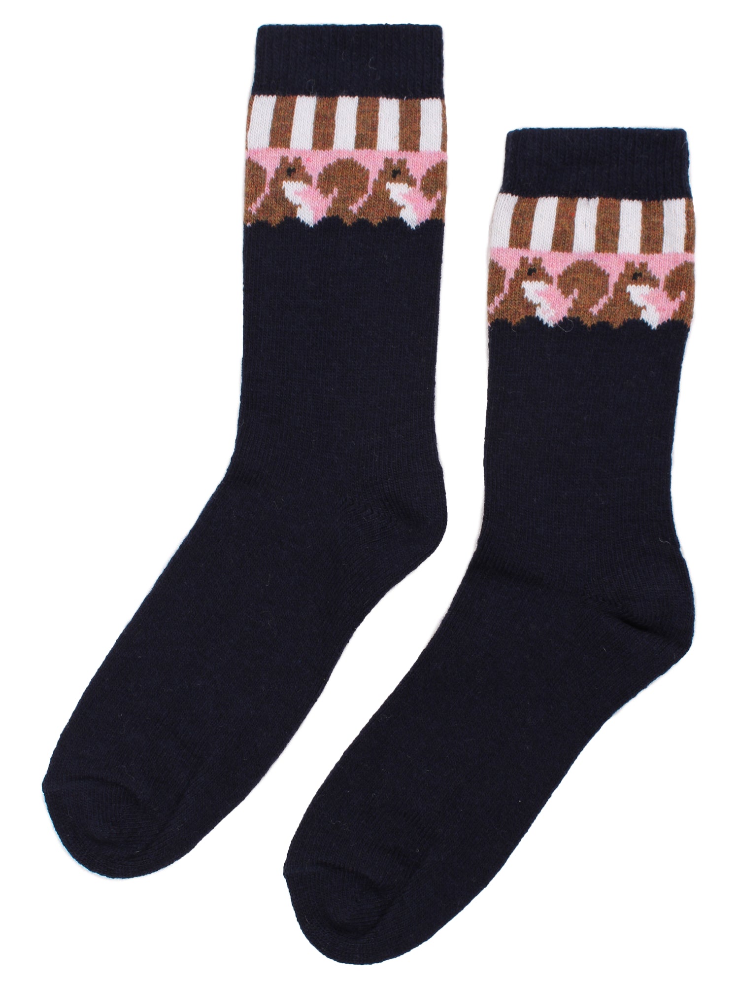 Danebrynhild Lambswool Socks Dark Navy EGERN