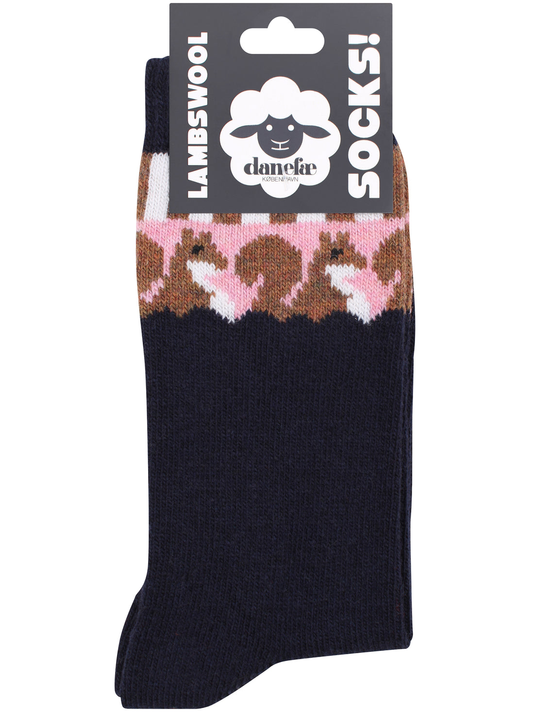 Danebrynhild Lambswool Socks Dark Navy EGERN