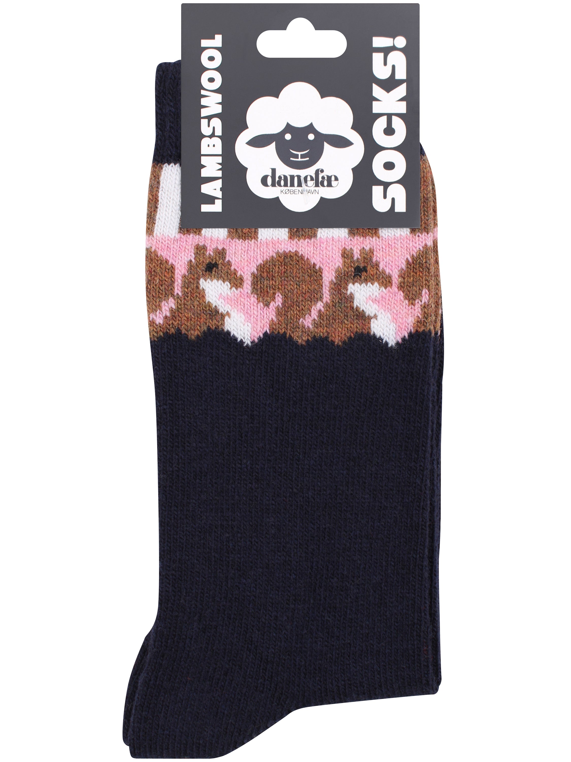 Danebrynhild Lambswool Socks Dark Navy EGERN
