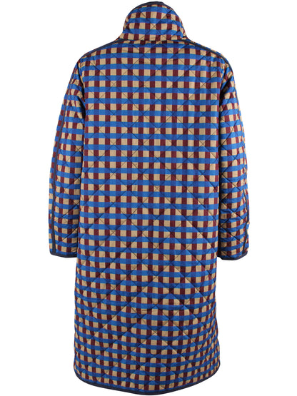 Danecherry Check Thermo Jacket Beige Plaid