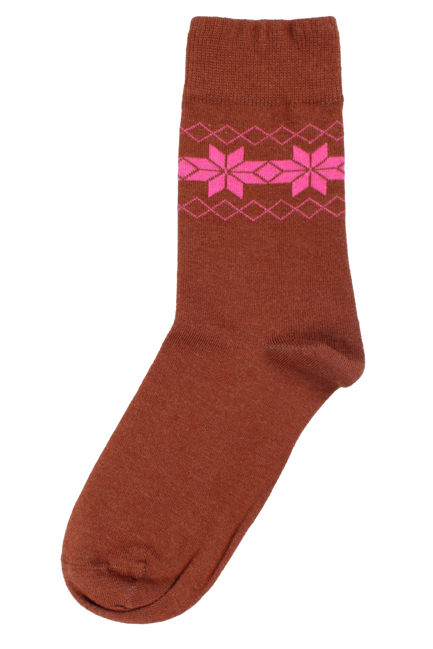Danecountryside Wool Socks Dark Brick Flakes