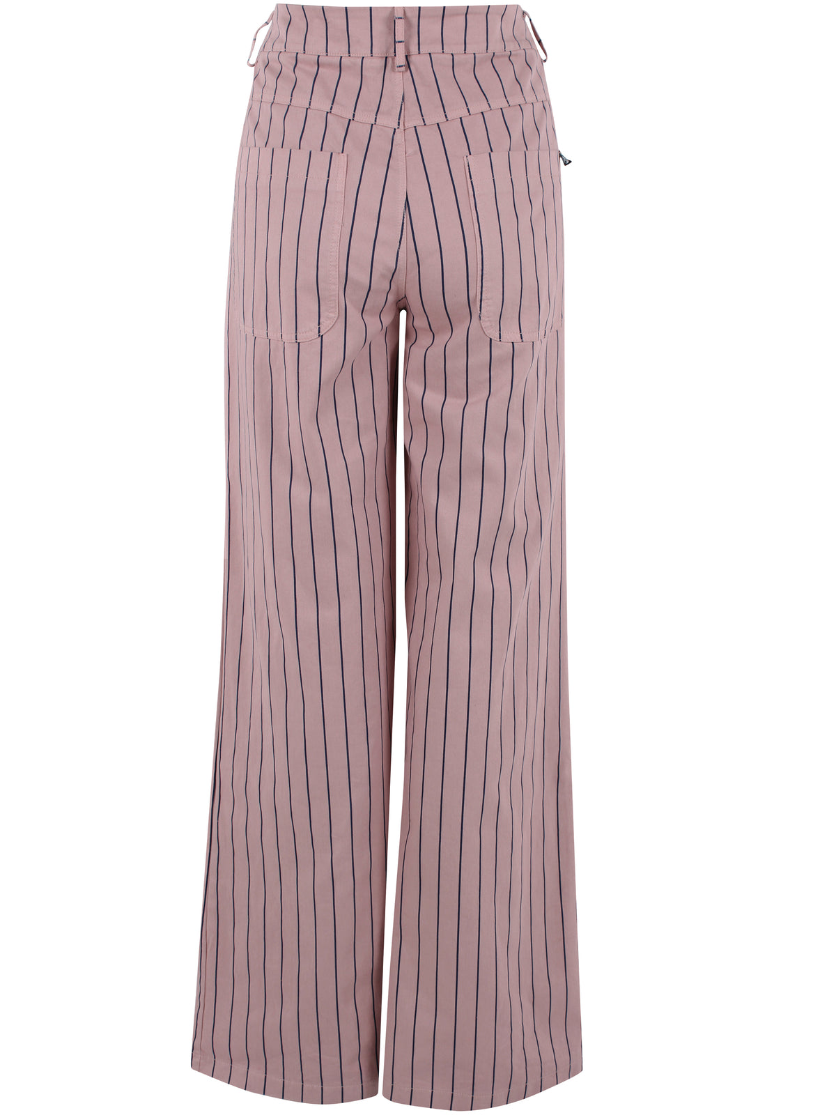 Danedaisy Stretch Canvas Pants Rose/Dk Navy
