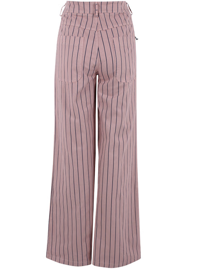 Danedaisy Stretch Canvas Hose Rose/Dk Navy