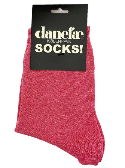 Danedisko Glitter Socks Soft Cherry Glitter