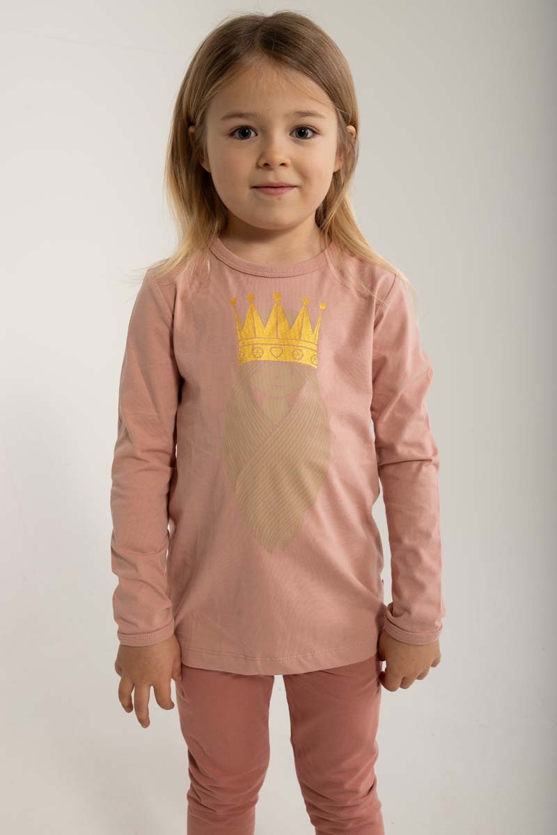 Bluse til børn med prinsesse 