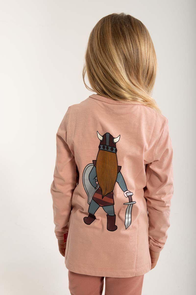 Bluse til børn med viking 