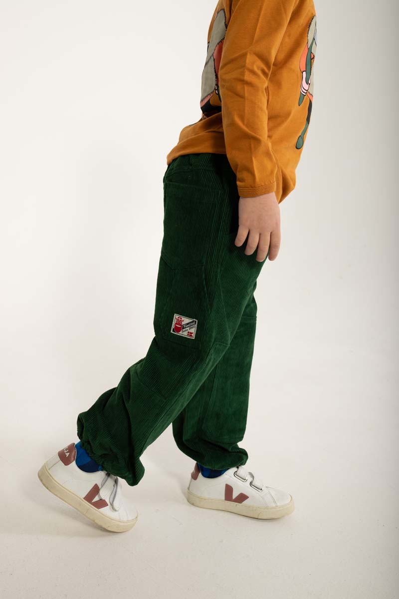 Danekatholt Cord Pants Dark Pine