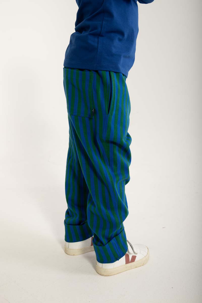 Danefrede Stretch Canvas Pants Deep Blue/Dark Pine