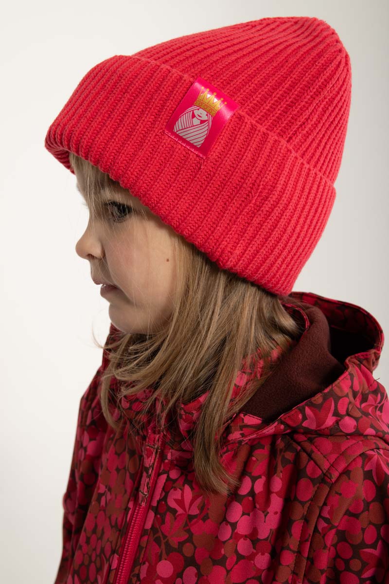 Daneby Cotton Beanie Bright Pink