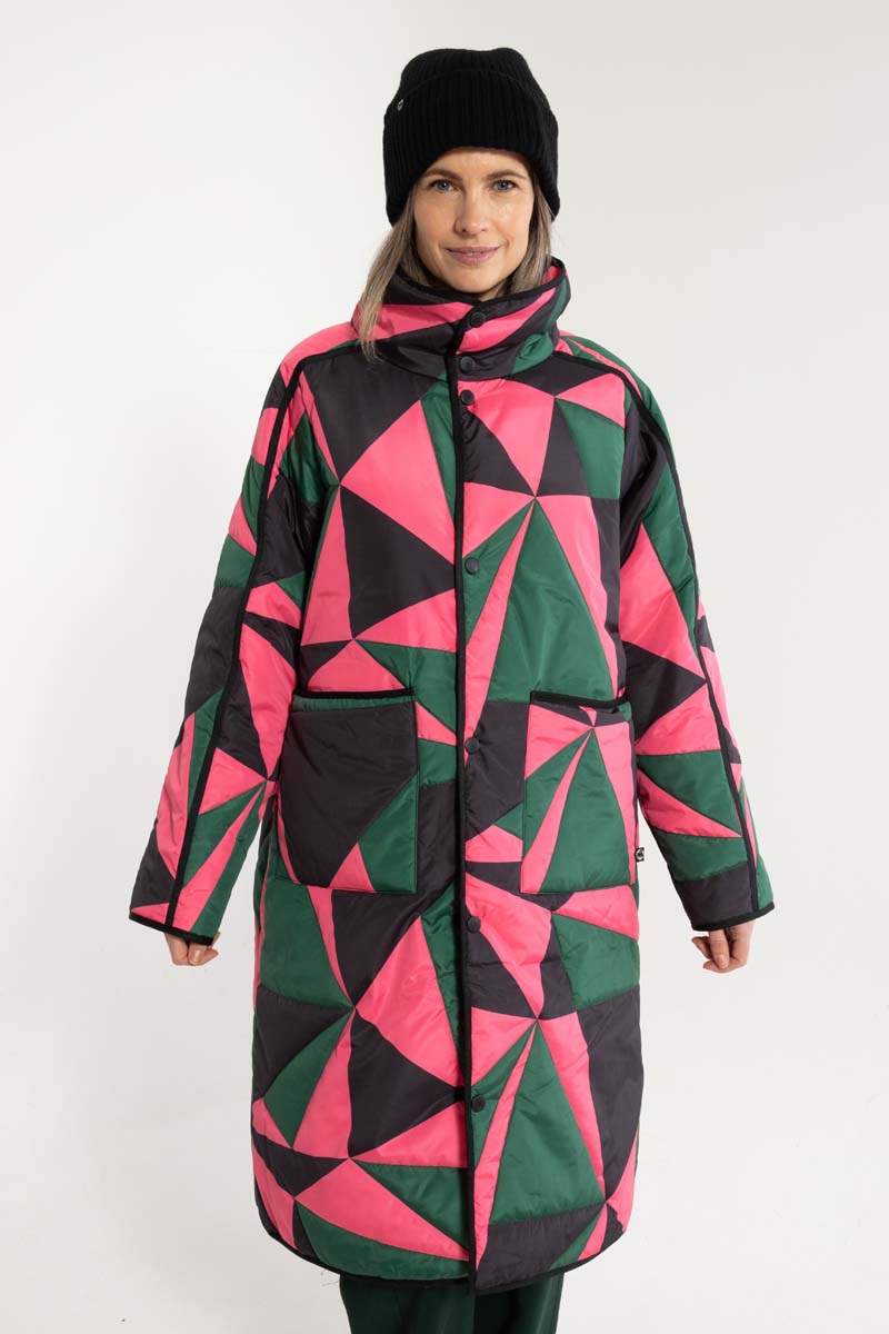 Danecherry Thermo Jacket Dark Pine/Black/Bright Pink