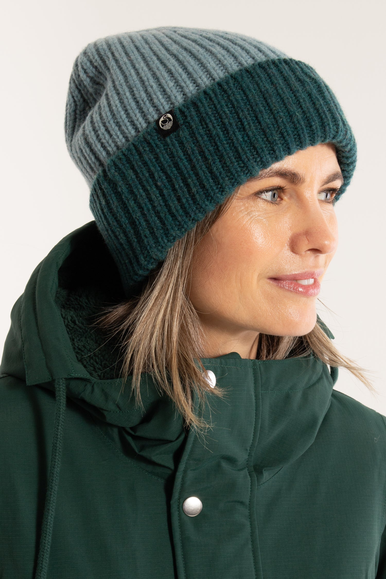 Danewarm Thoughts Merino Beanie Blue Grey/Dark Slate