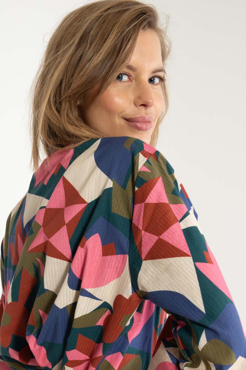 Danenovember Seersucker Shirt Dark Slate GEOFLEUR