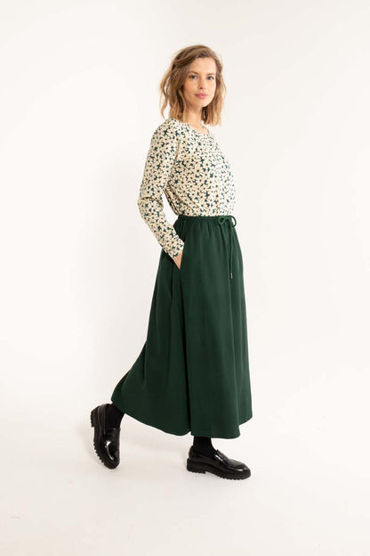 Daningrid Ecovero Skirt Dark Forest