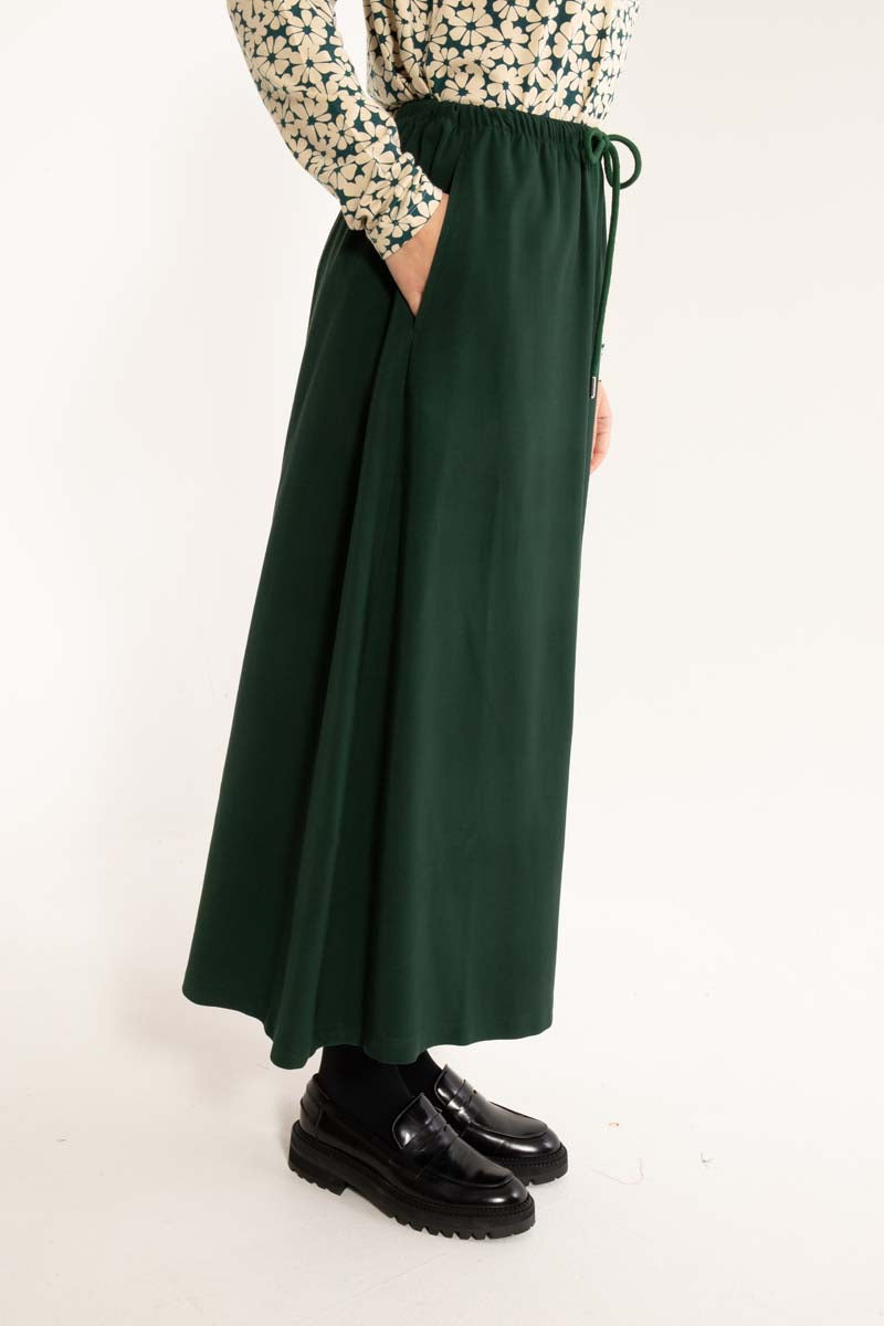 Daningrid Ecovero Skirt Dark Forest