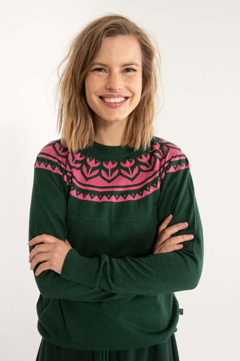 Danedoris Wool Sweater Dark Forest