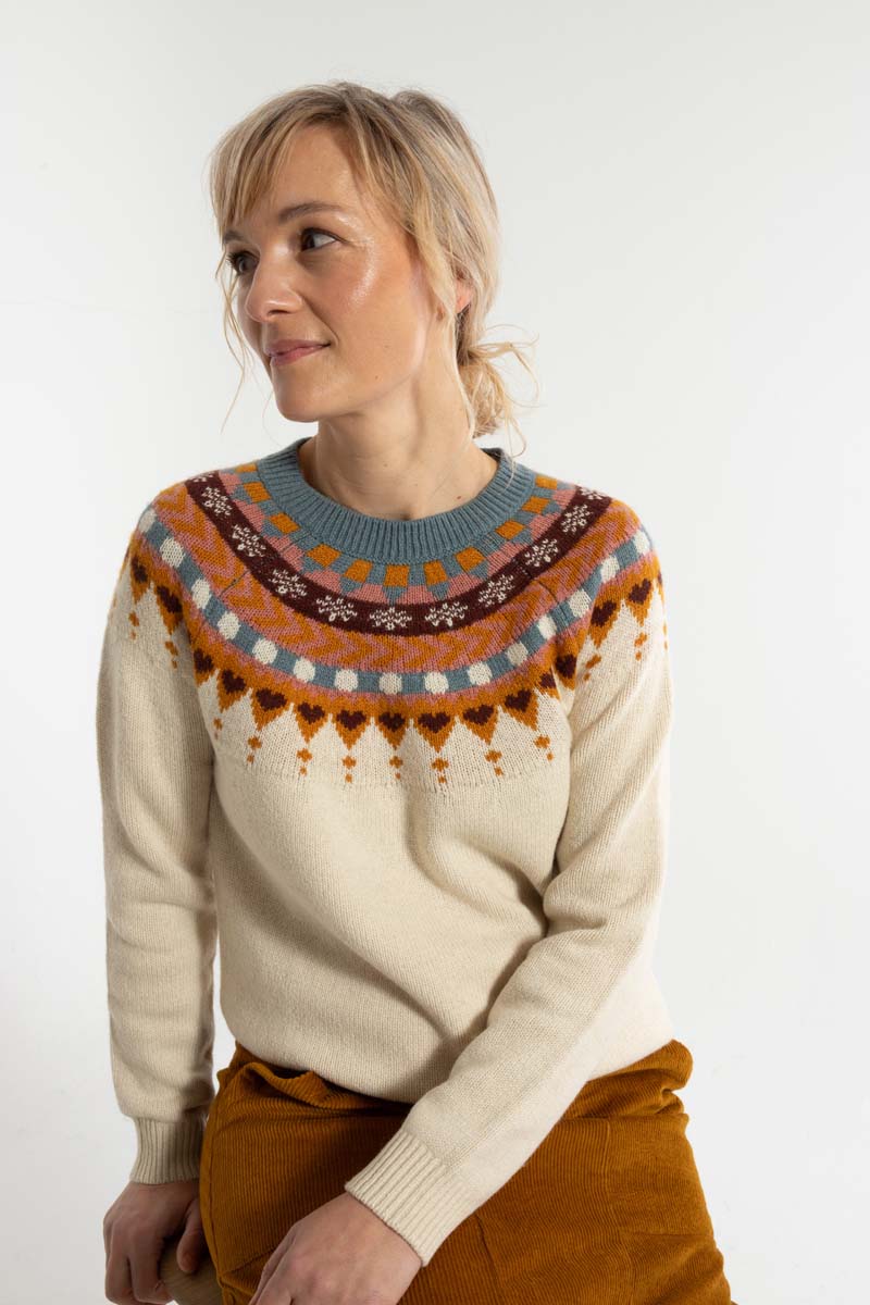 Dananne Wool Sweater Light Beige