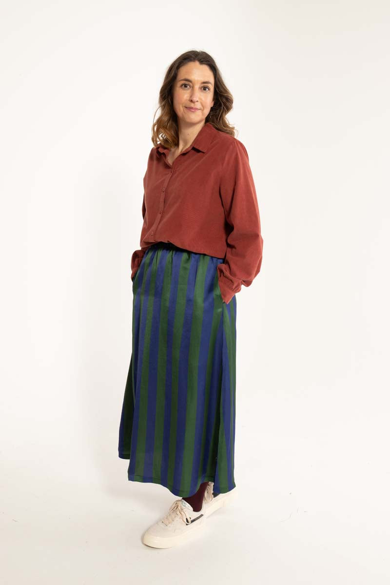 Danerosemary Cord Shirt Swedish Red