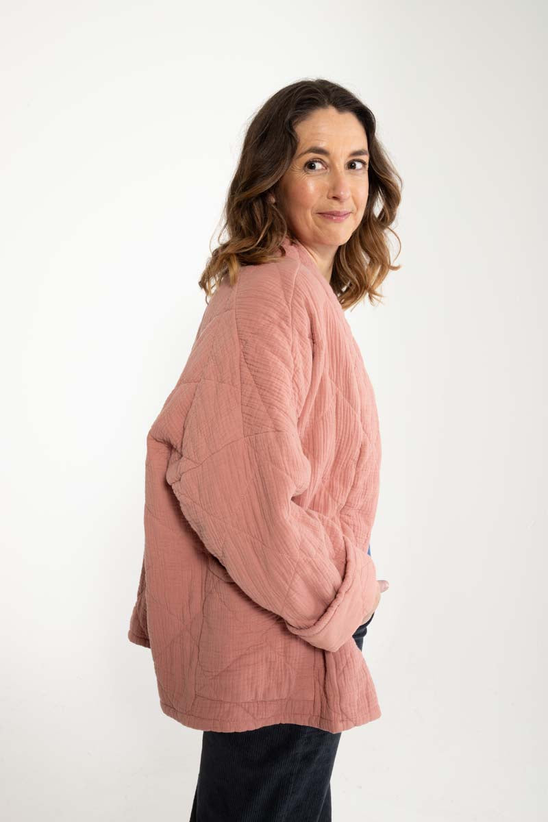 Danekatrin Quilt Jacket Antique Rose