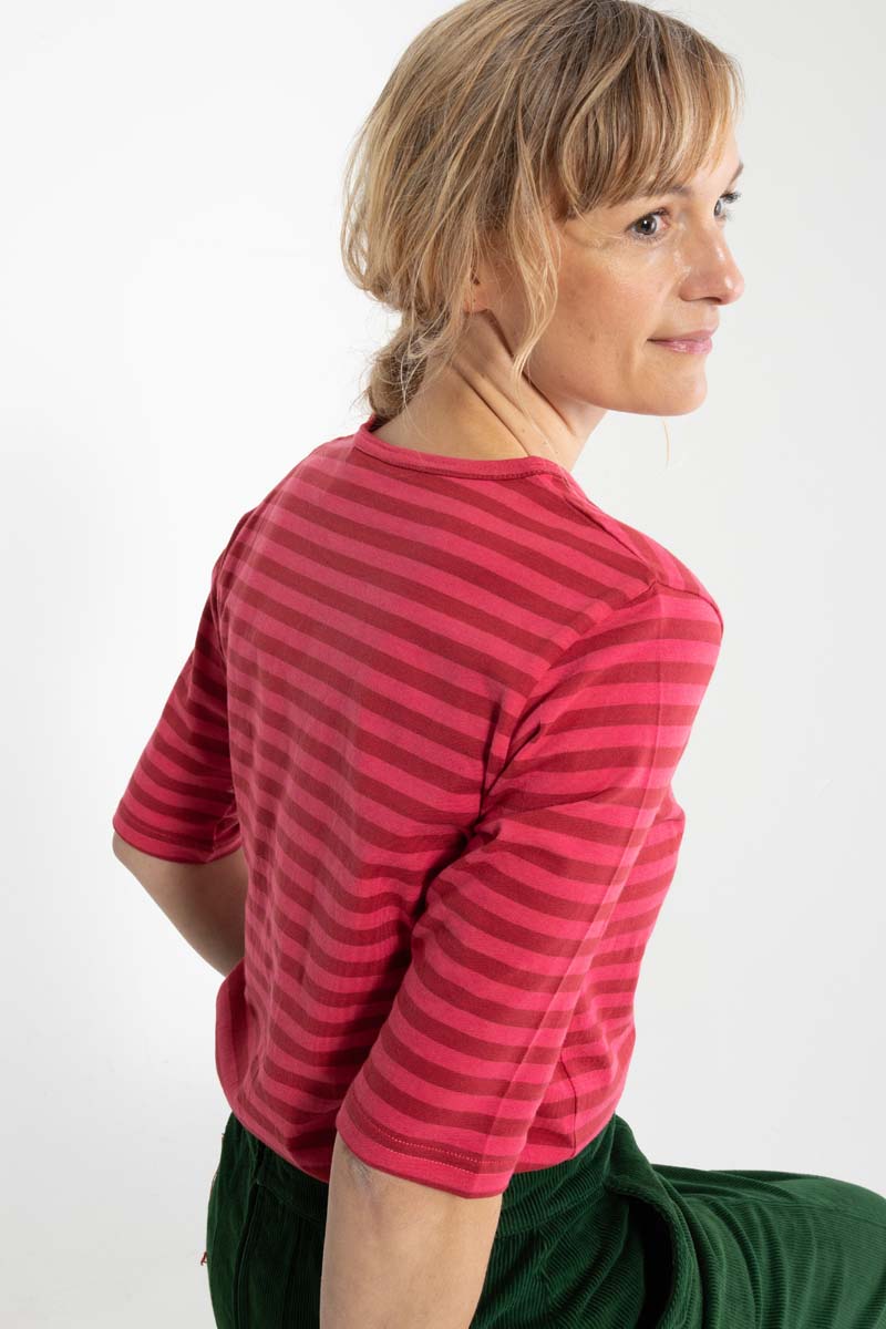 Danemanna Modal Tee Rouge/Power Pink