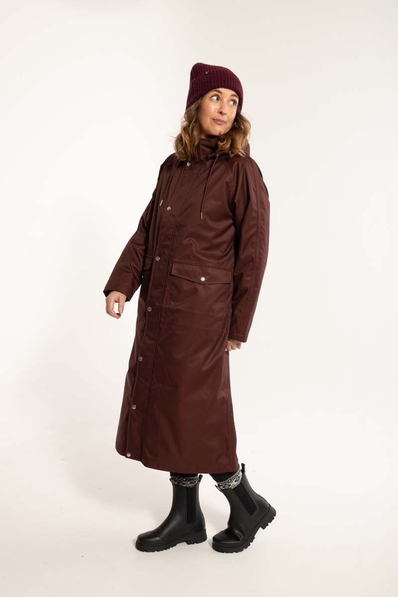 Danegarden Raincoat Dark Bordeaux