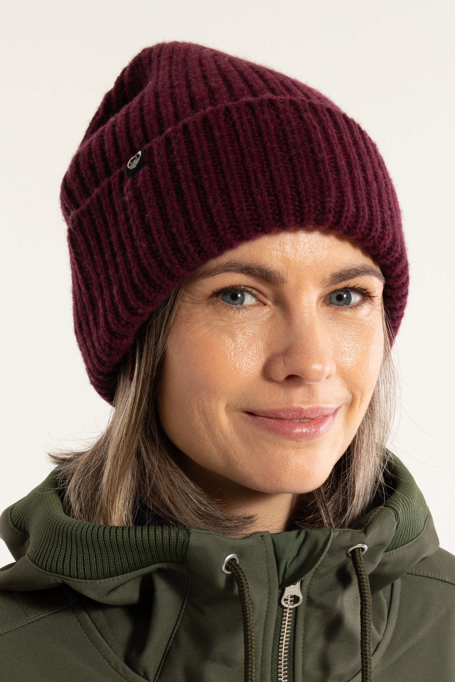 Danewarm Thoughts Merino Beanie Dark Bordeaux