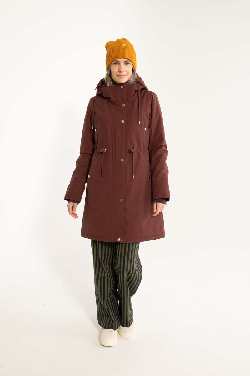 Danenora Winter Parka Deep Bordeaux