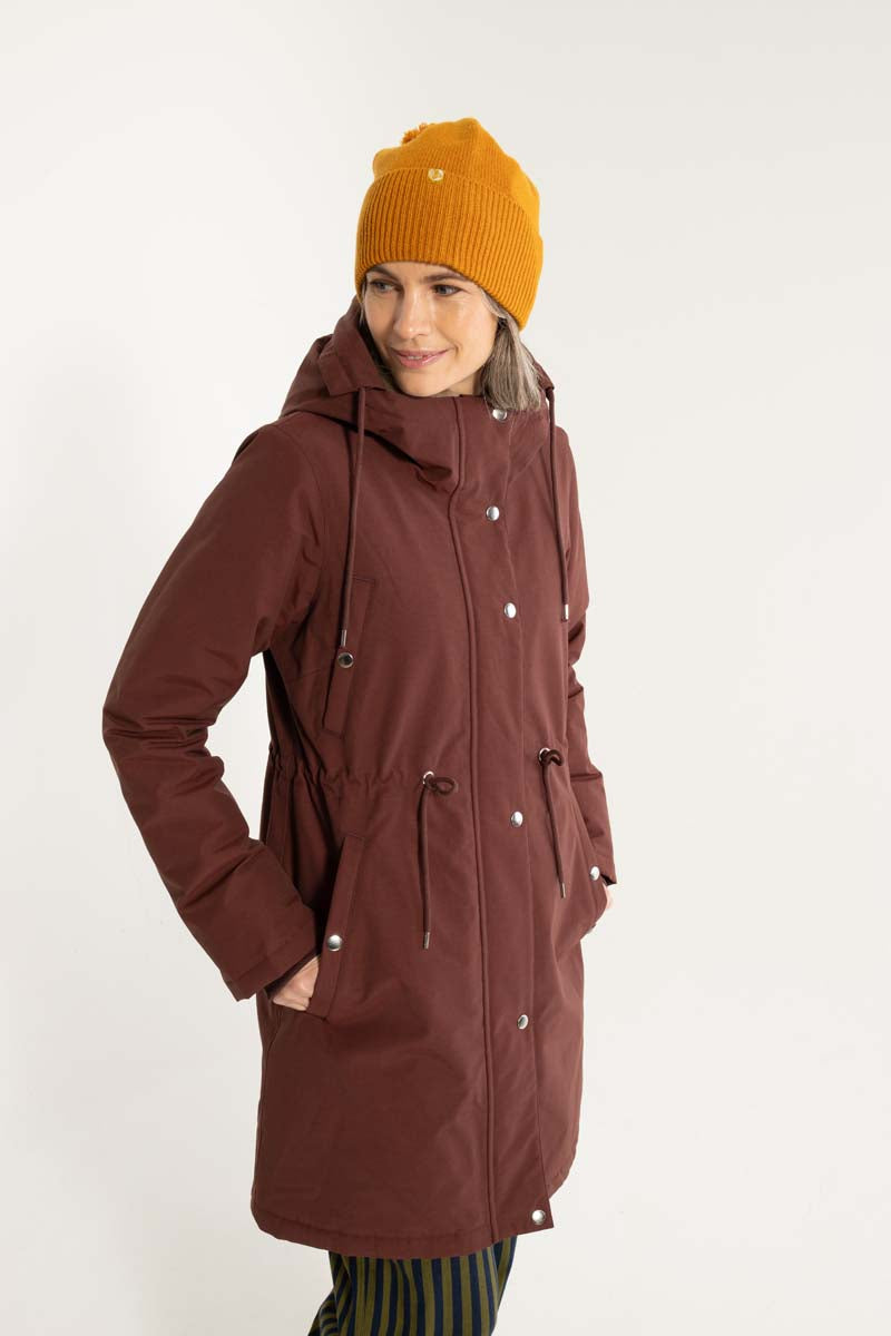 Danenora Winter Parka Deep Bordeaux