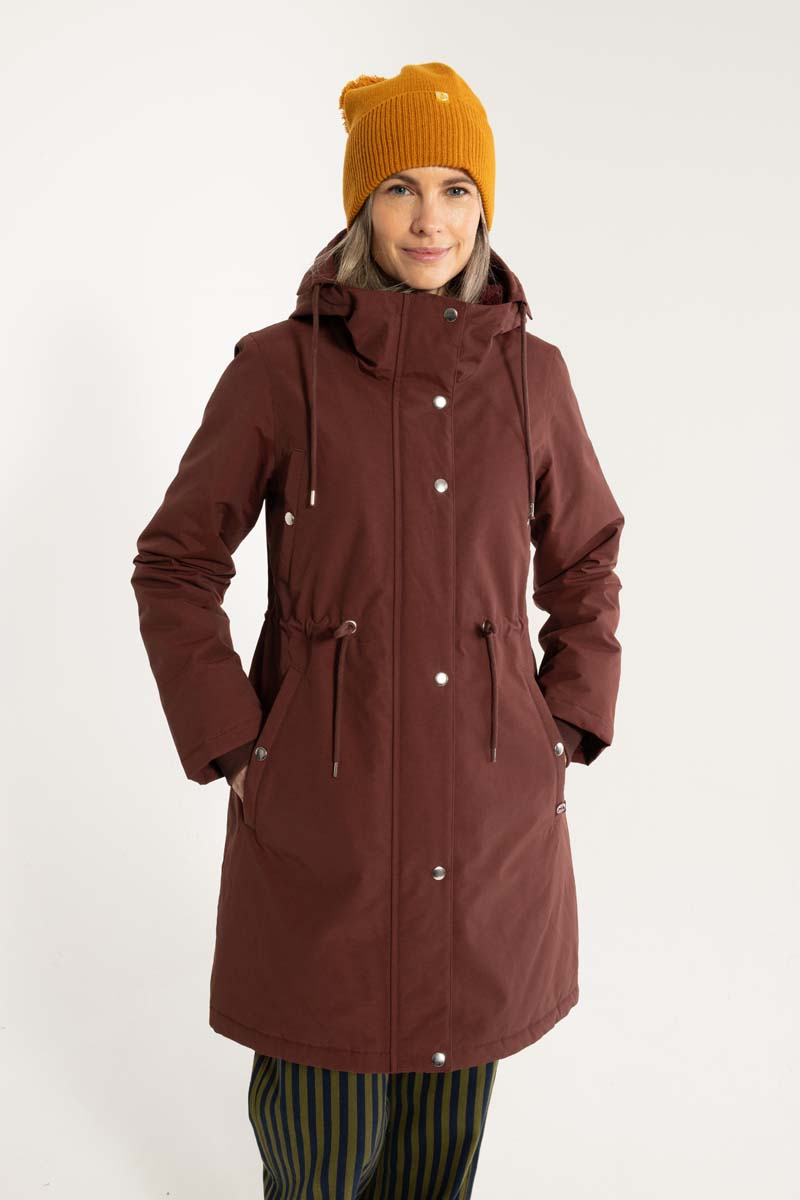 Danenora Winter Parka Deep Bordeaux