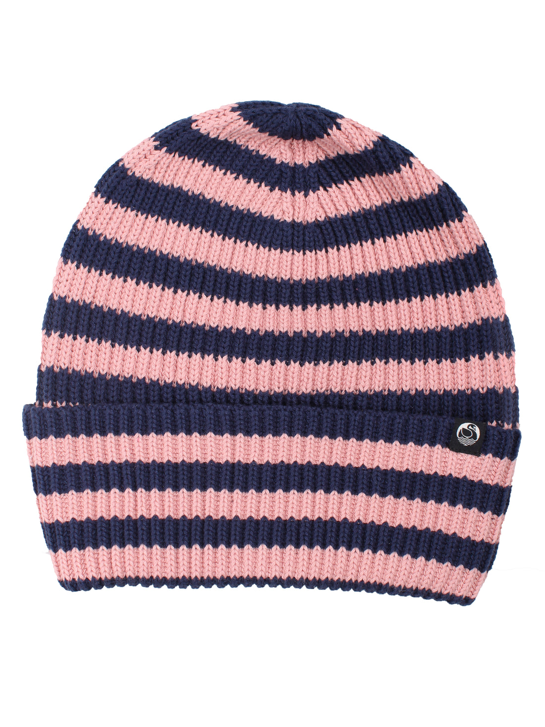 Danefolk Cotton Beanie Dark Navy/Ancient Rose