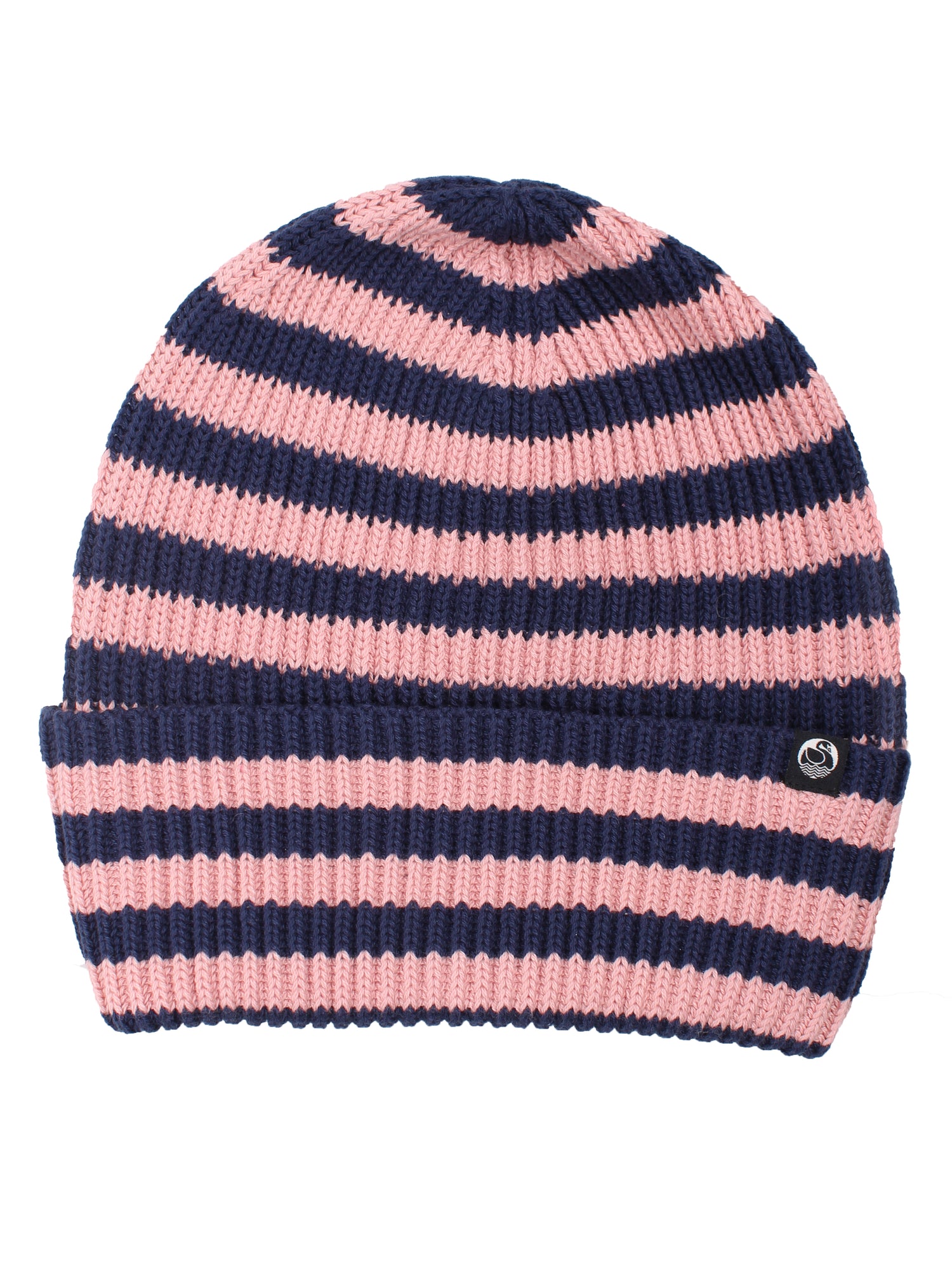 Danefolk Cotton Beanie Dark Navy/Ancient Rose