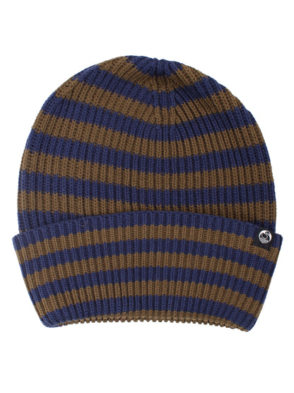 Danefolk Cotton Beanie Dark Navy/Dark Army