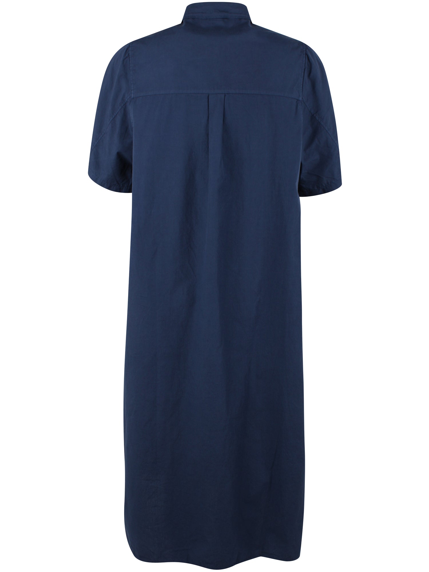 Danefolk Smooth Poplin SS Dress Dark Blue