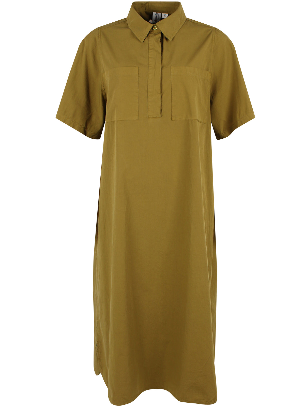 Danefolk Smooth Poplin SS Dress Olive
