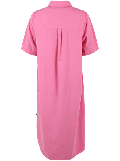 Danefolk Smooth Poplin SS Dress Soft Cherry