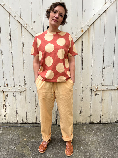 Danefunt Smooth Poplin Pants Nougat