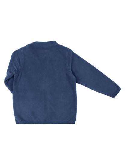 Danegrisling Polar Fleece Zip-Up Dark Grey Blue